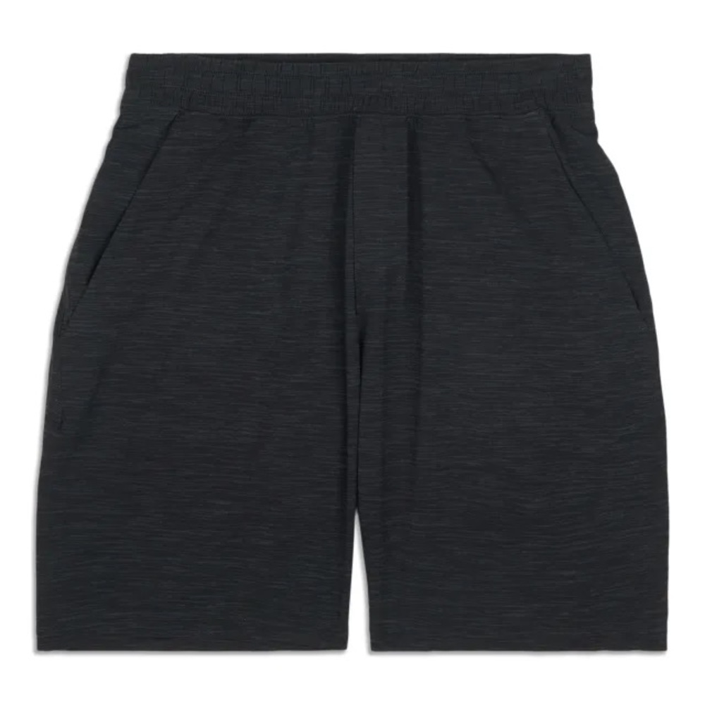 Lululemon Men's Pace Breaker Short XL Heather Allover Deep Coal Black